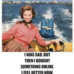 Monday blues are always made better after shopping